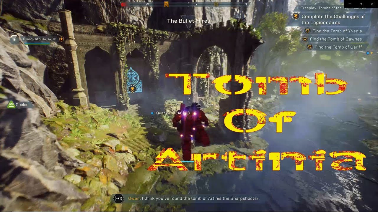 How To Find Tomb Of Artinia | Anthem