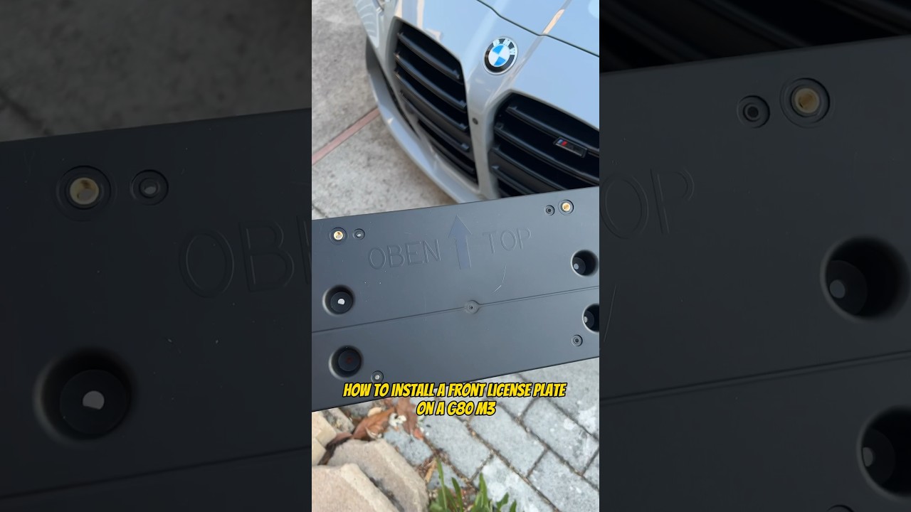 G80 M3 Front Plate Install