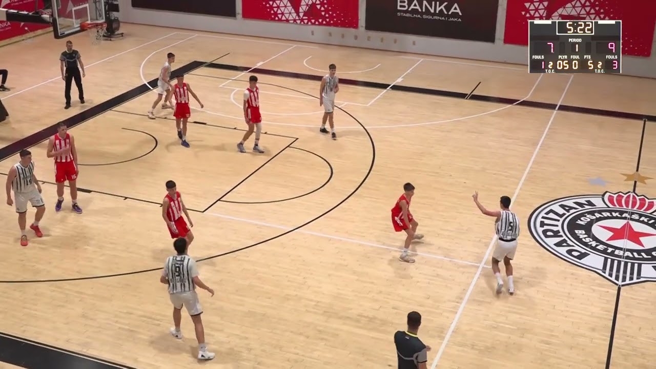 Kvalitetna liga Beograda (pioniri): Partizan - Crvena zvezda 73:85 | četvrto kolo (04.11.2024.)