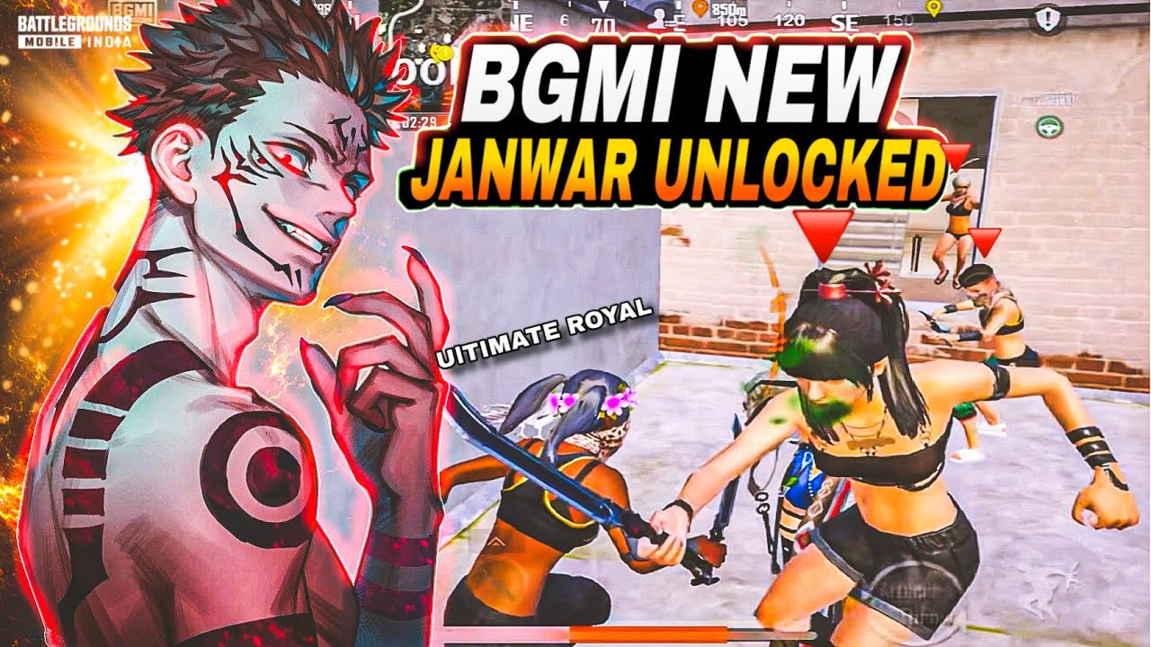 Bgmi New Janwar unlocked 💀 ||  Bgmi Ultimate Royal clips || Bgmi Solo vs Squad Gameplay #pubgmobile 