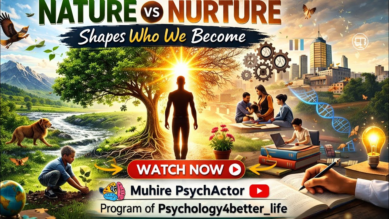Nature& Nurture|Ni Gute  Kamere N'ibyo Ducamo Kuva Tuvutse Bitugira Abo Turi Bo #muhirepsychologist 