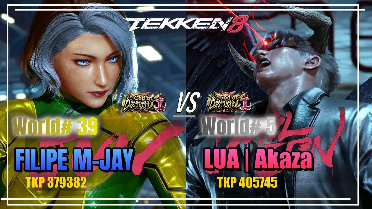 TEKKEN8 World#39 JUN(FILIPE M-JAY) vs World#5 DEVIL JIN(LUA | Akaza) RANKER MATCH