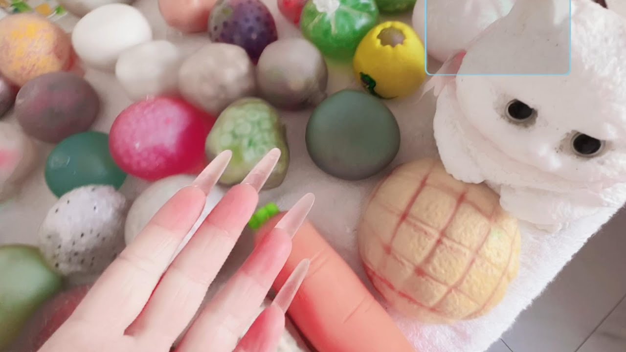 POV ASMR | Long Acrylic Nails Scratching Everything Slowly