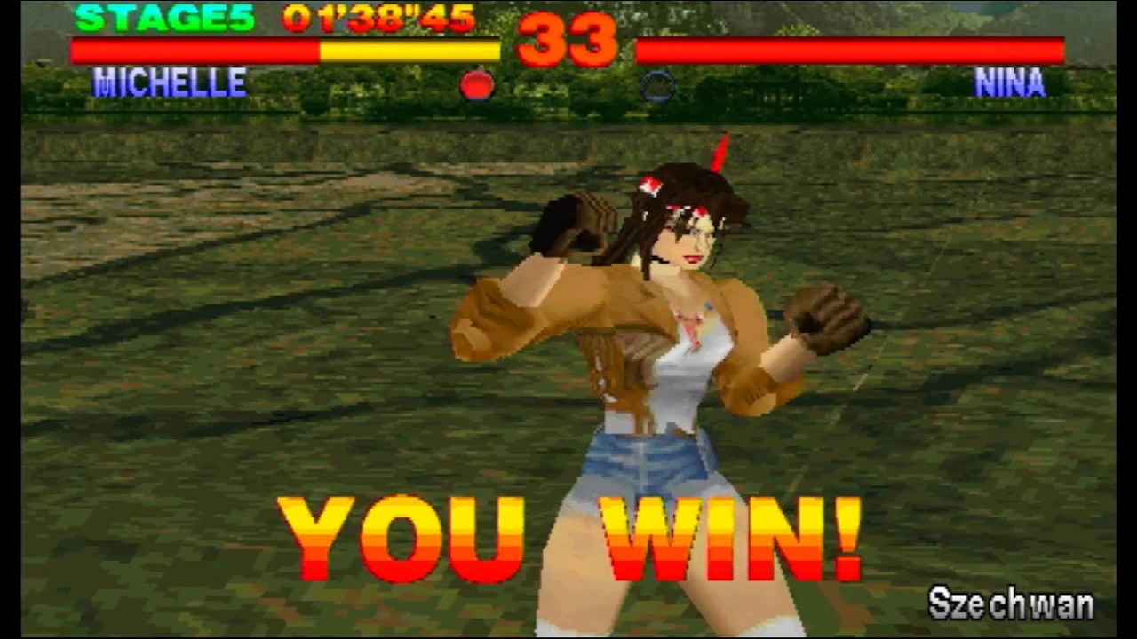 Tekken 1 (arcade version) michelle (1P outfit) (medium)