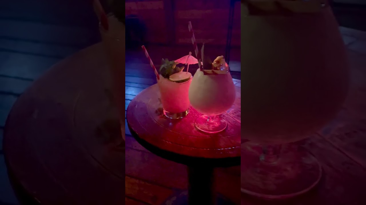 Drinks from Pagan Idol, A Tiki Bar in Downtown San Francisco #sf #tikibar #tiki #cocktails 🍹