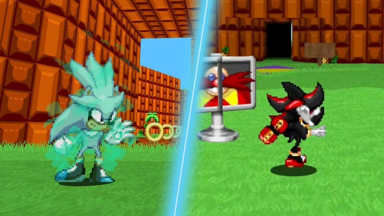 Shadow and Silver in Sonic Robo Blast 2 v2.2