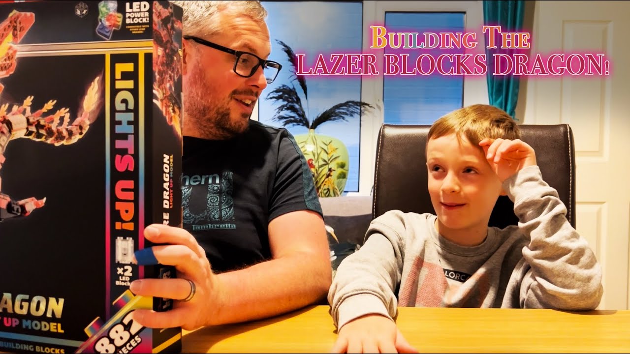 Building the Lazer Blocks Dragon - Everything Dragon
