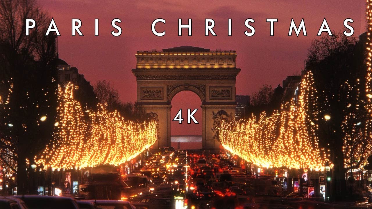 Рождество в Париже 2024 | 4K | Noël à Paris — Город тысячи огней!