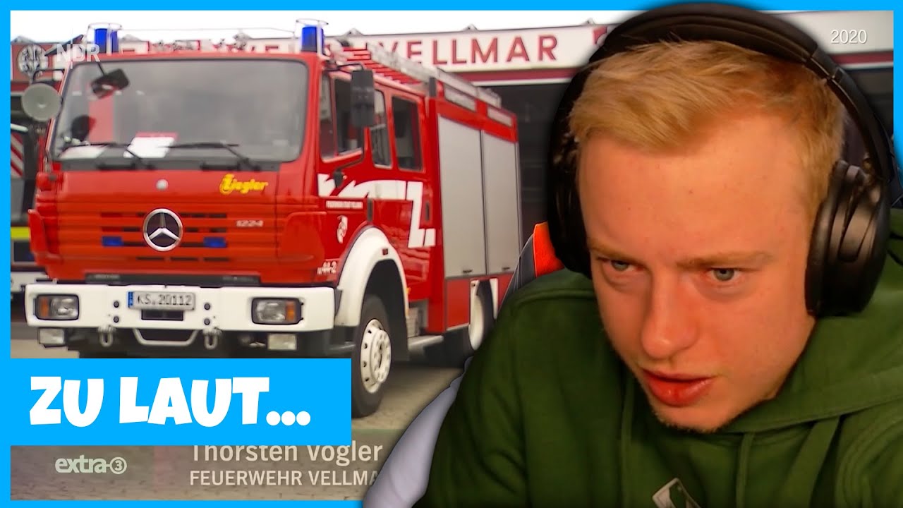 DIE FEUERWEHR LÖSCHT ZU LAUT!? 😦🤔 Reale Irrsinn Reaktion