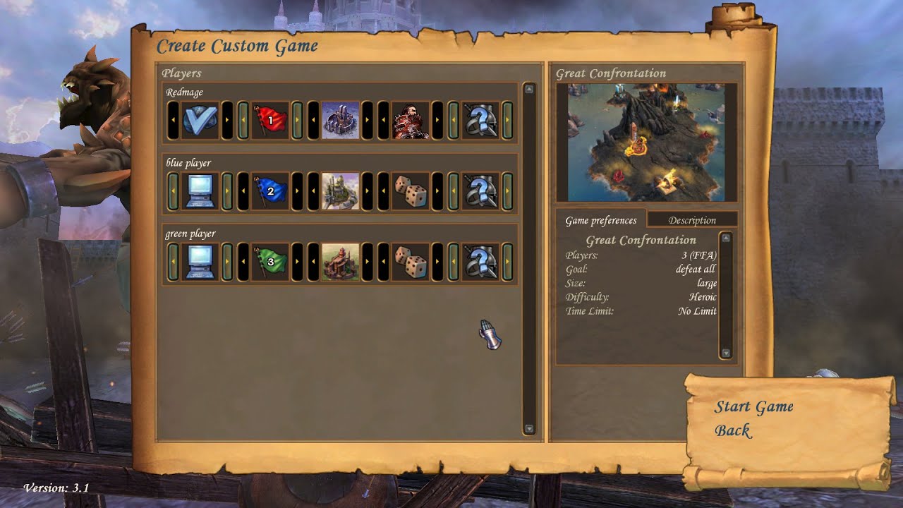 Heroes of Might and Magic 5 Tribes of the East ( Great Confrontation )