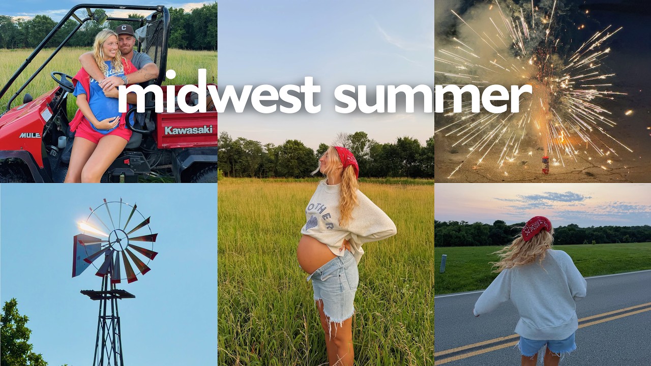 MIDWEST SUMMER VLOG: 4th of July in KC, thrifting, fireworks, + more!!