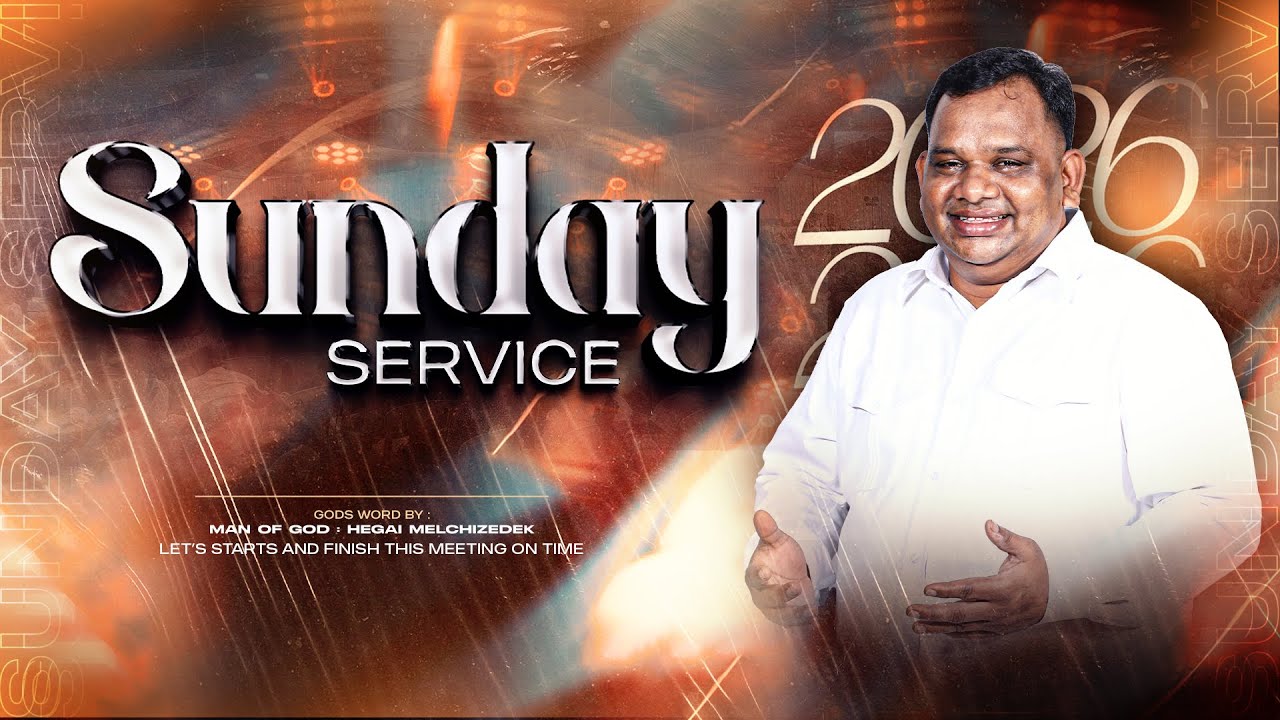🔴Live ||Sunday_Tamil_Service || 2026 | Man Of God Hegai Melchizedek | Day_1619