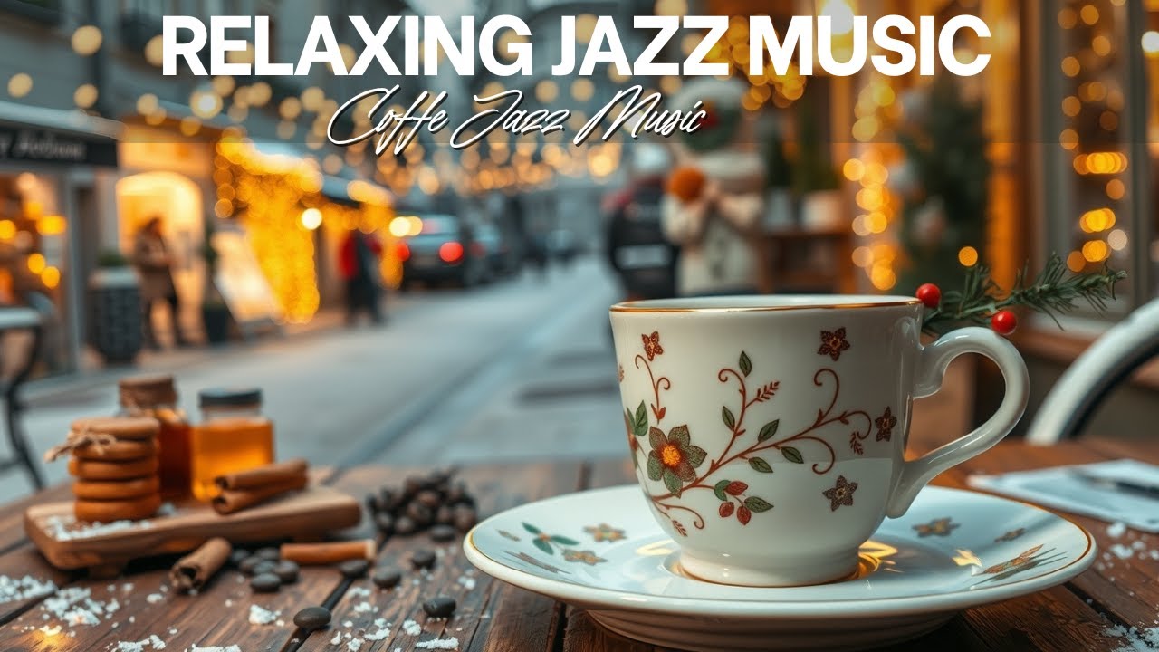 Winter Morning Jazz ❄️ Cozy Coffee Shop Jazz & Relaxing Bossa Nova Piano for Calm Vibes