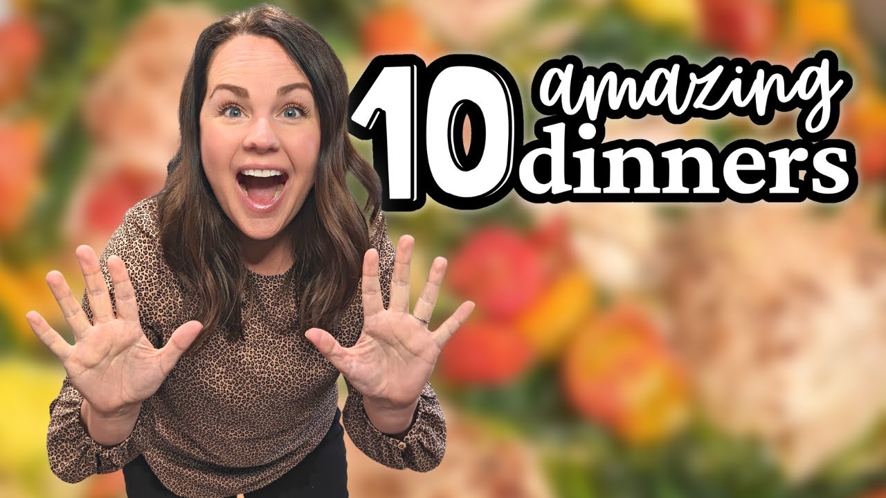 10 УЖИНОВ, КОТОРЫЕ ВЫ ХОТИТЕ ПРИГОТОВИТЬ В ЭТОМ ГОДУ | НАШИ ЛЮБИМЫЕ ПРОСТЫЕ УЖИНЫ
