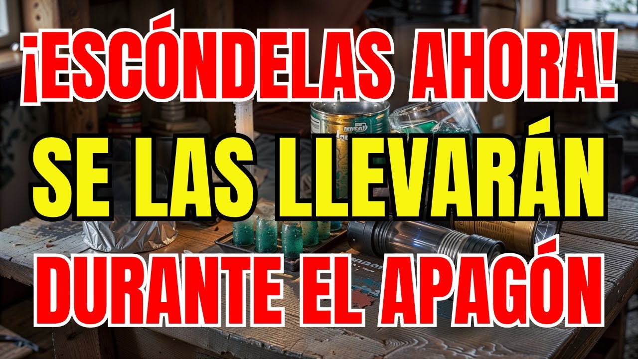 Las 8 Cosas Que se Llevar&aacute;n Durante un Apag&oacute;n &iexcl;Esc&oacute;ndelas Ahora!