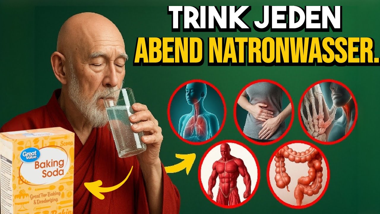 Trinke zwei Wochen lang jeden Abend Natronwasser und sieh, was mit dir passiert.