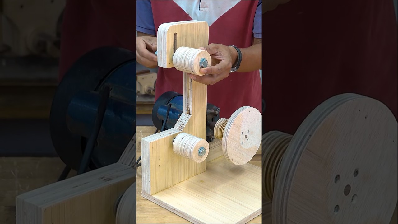 Woodworkers Rejoice! MAKE Your Own Bobbin Sander Jig! (Part1)  #woodworking #sawblade #wood