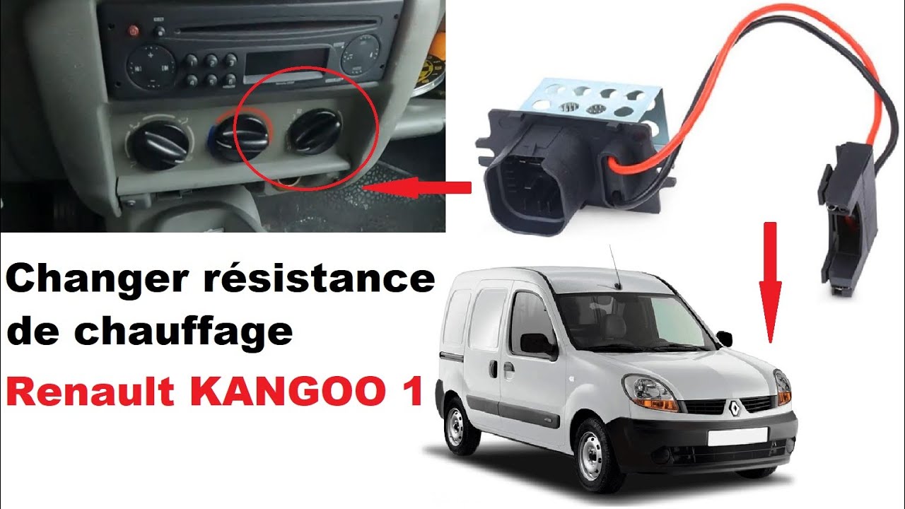 Замена нагревательного резистора RENAULT KANGOO 1