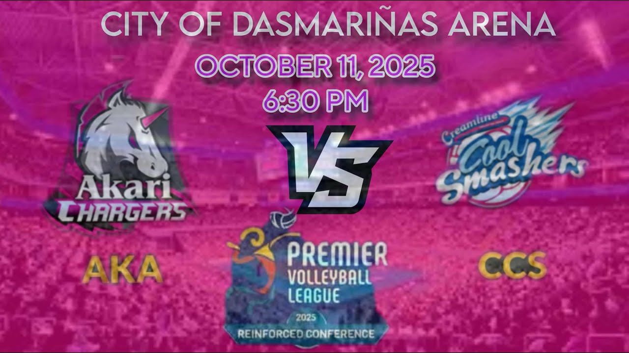 🛑LIVE SCORE UPDATE CREAMLINE COOL SMASHERS VS AKARI CHARGER PVL CONFERENCE VOLLEYBALL