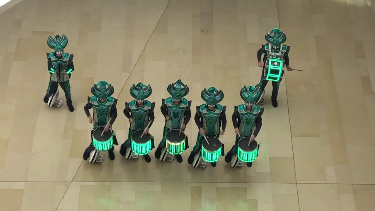 LED Drummers on Segway - DrumArt Show
