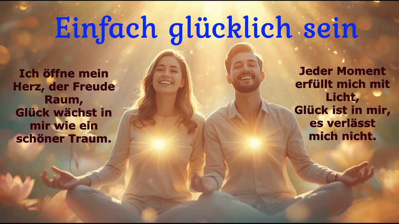 Einfach glücklich sein ✨ | Ein Mantra für Freude, Licht und inneres Glück