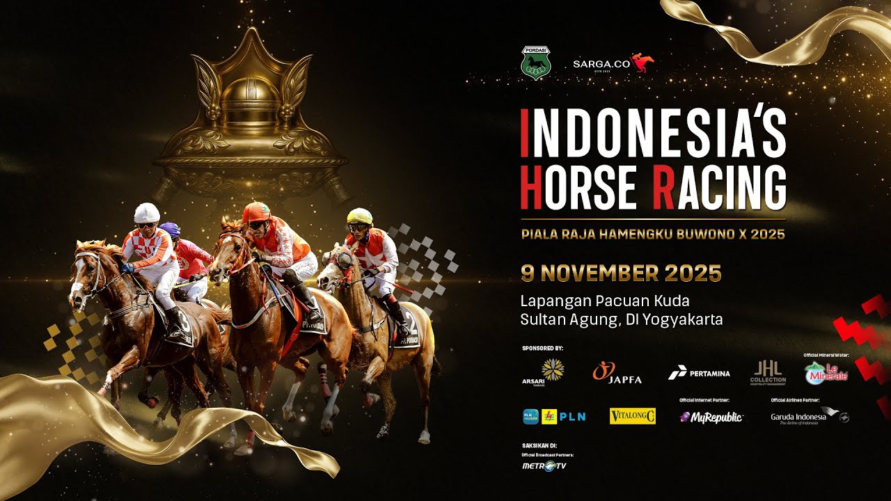 INDONESIA'S HORSE RACING : PIALA RAJA HAMENGKU BUWONO X 2025