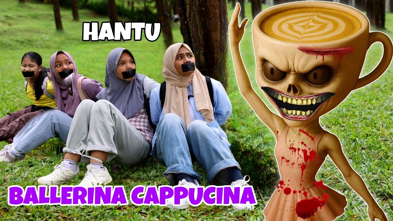 GAWAT SEMUANYA DICULIK HANTU BALLERINA CAPPUCINA DI TENGAH HUTAN | CHIKAKU CHANNEL
