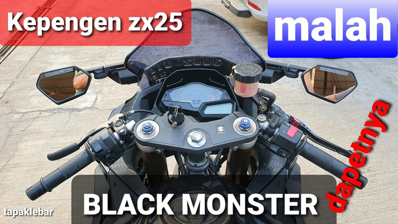Bukan Zx25 tak mau Kalah Ninja modif Alakadarnya hanya Part Bekasan aja