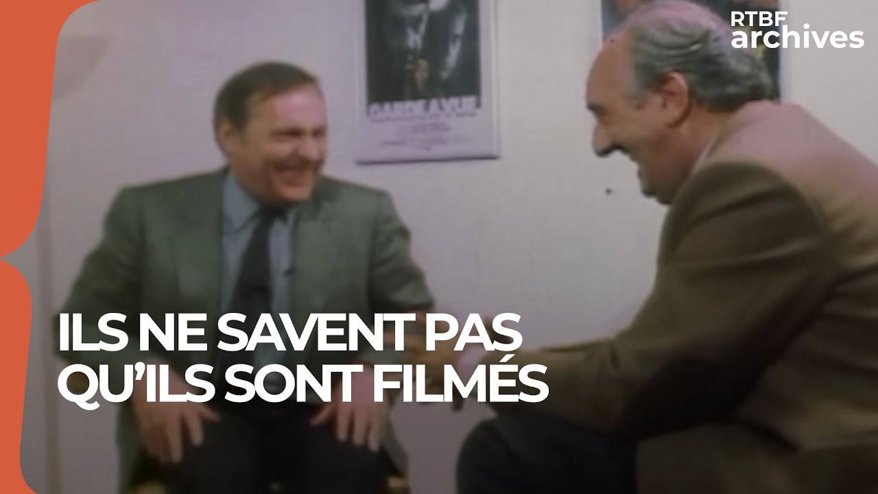 Michel Serrault a la rotule qui se gondule chez Pierre Tchernia - RTBF Archives
