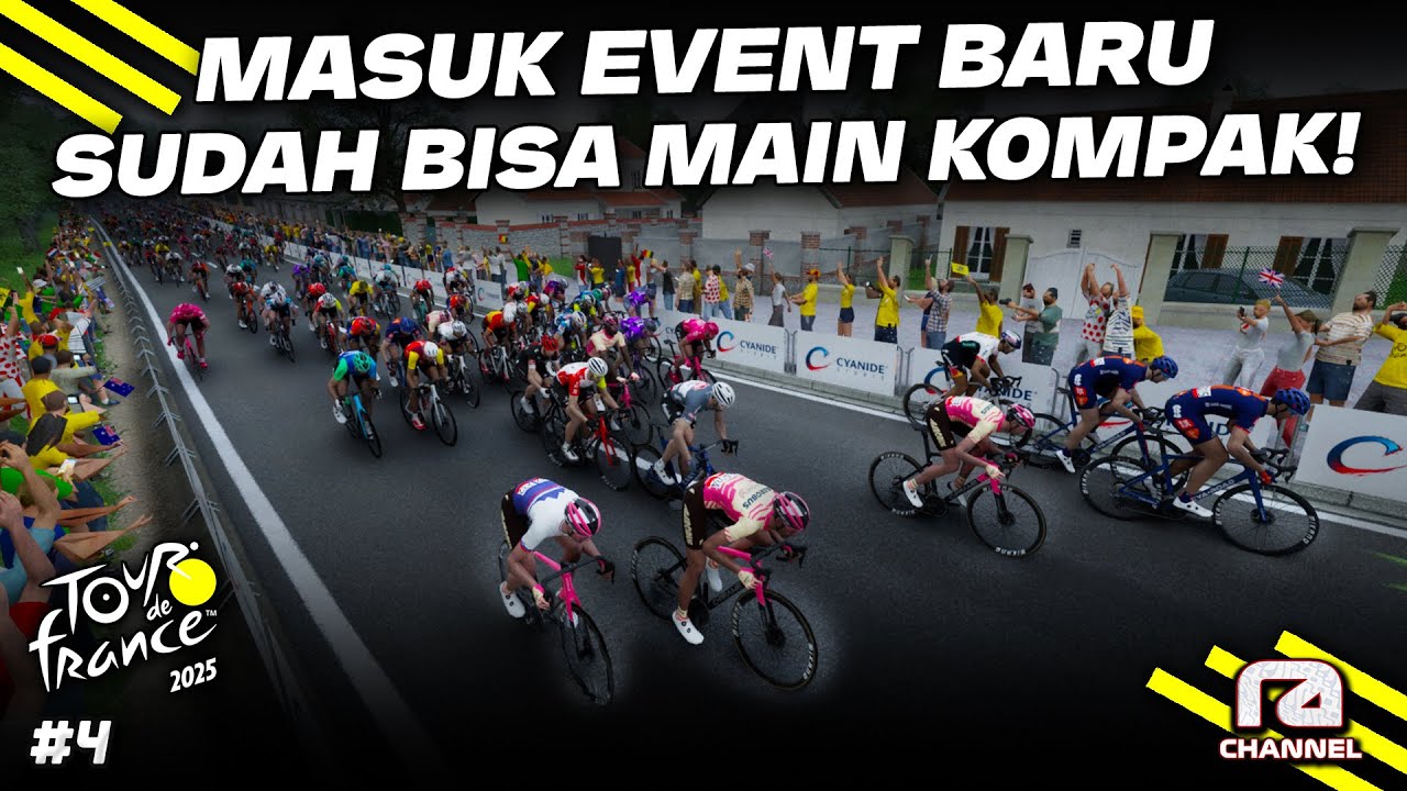 GABUNG EVENT BARU, SEKARANG UDAH BISA MAIN KOMPAK!😍- Tour de France 2025 Career 4 (PC) Indonesia