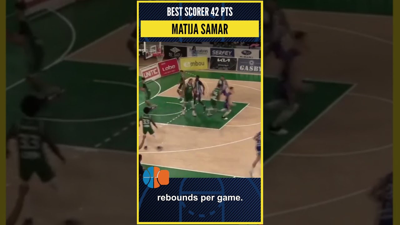 Matija Samar 42 points | Spain Segunda FEB | Best Scorer of the day