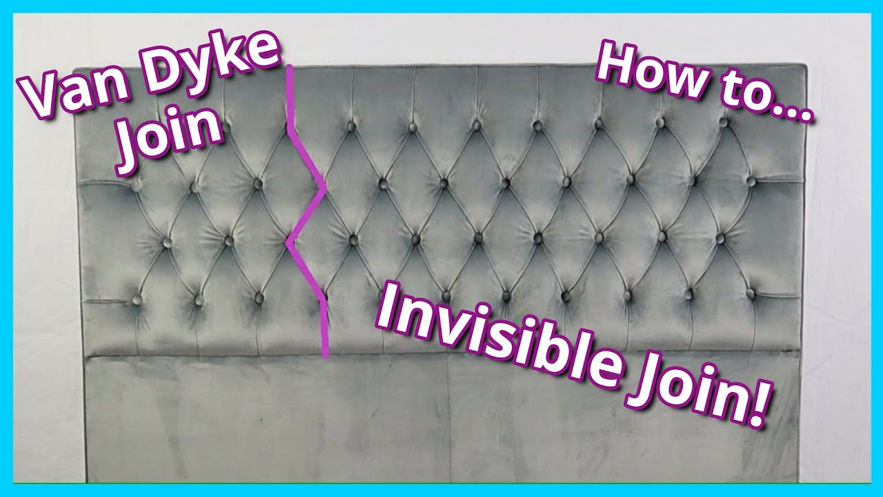 HOW TO JOIN FABRIC IN DIAMOND TUFTING | TUFTED HEADBOARD | UPHOLSTERY TUTORIAL | FaceliftInteriors