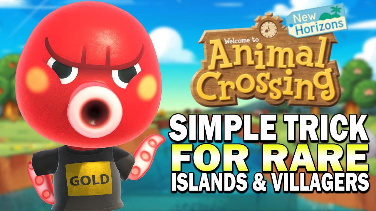 Easy Trick To Get Rare Villagers & Rare Islands! Animal Crossing New Horizons Guide