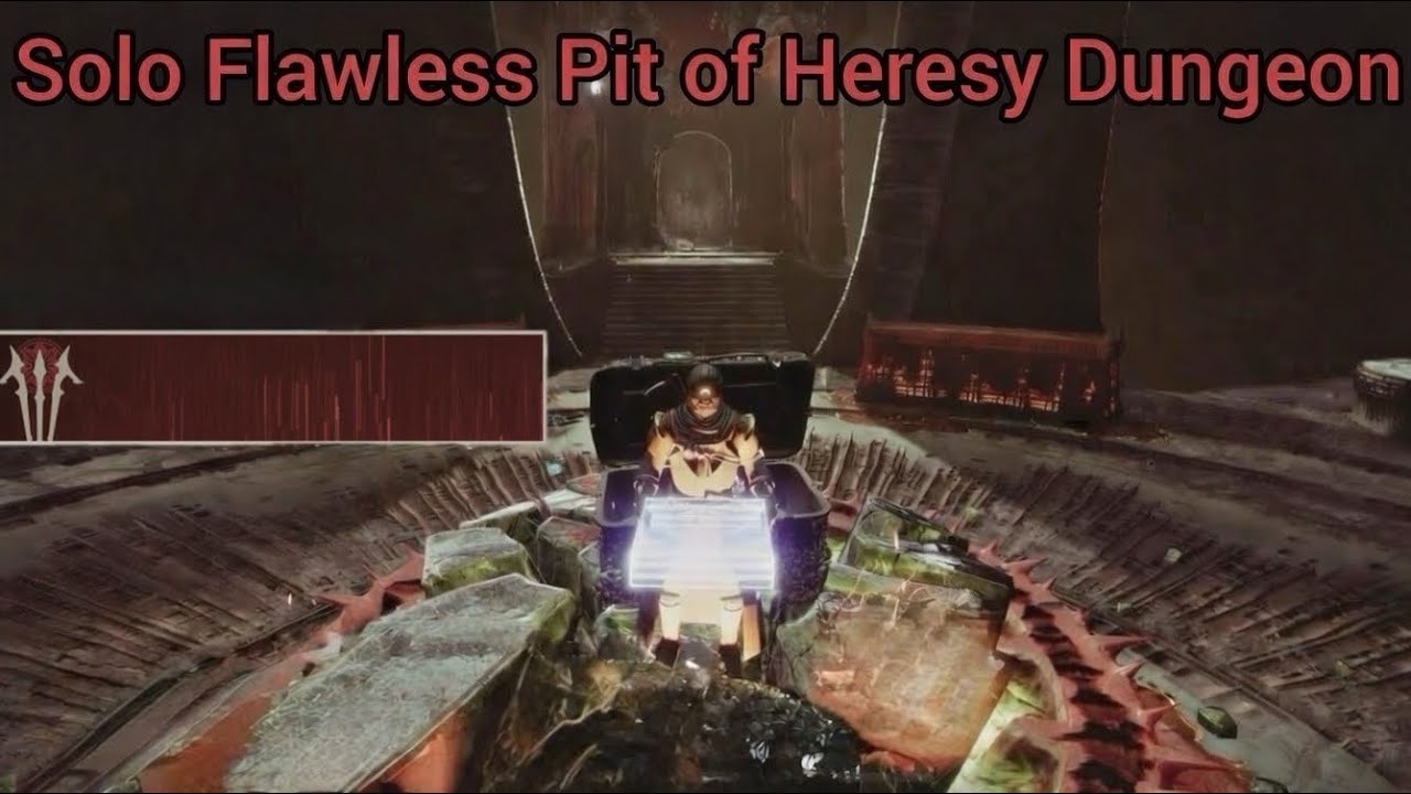 First Solo Flawless Dungeon Pit of Heresy (Renegades)