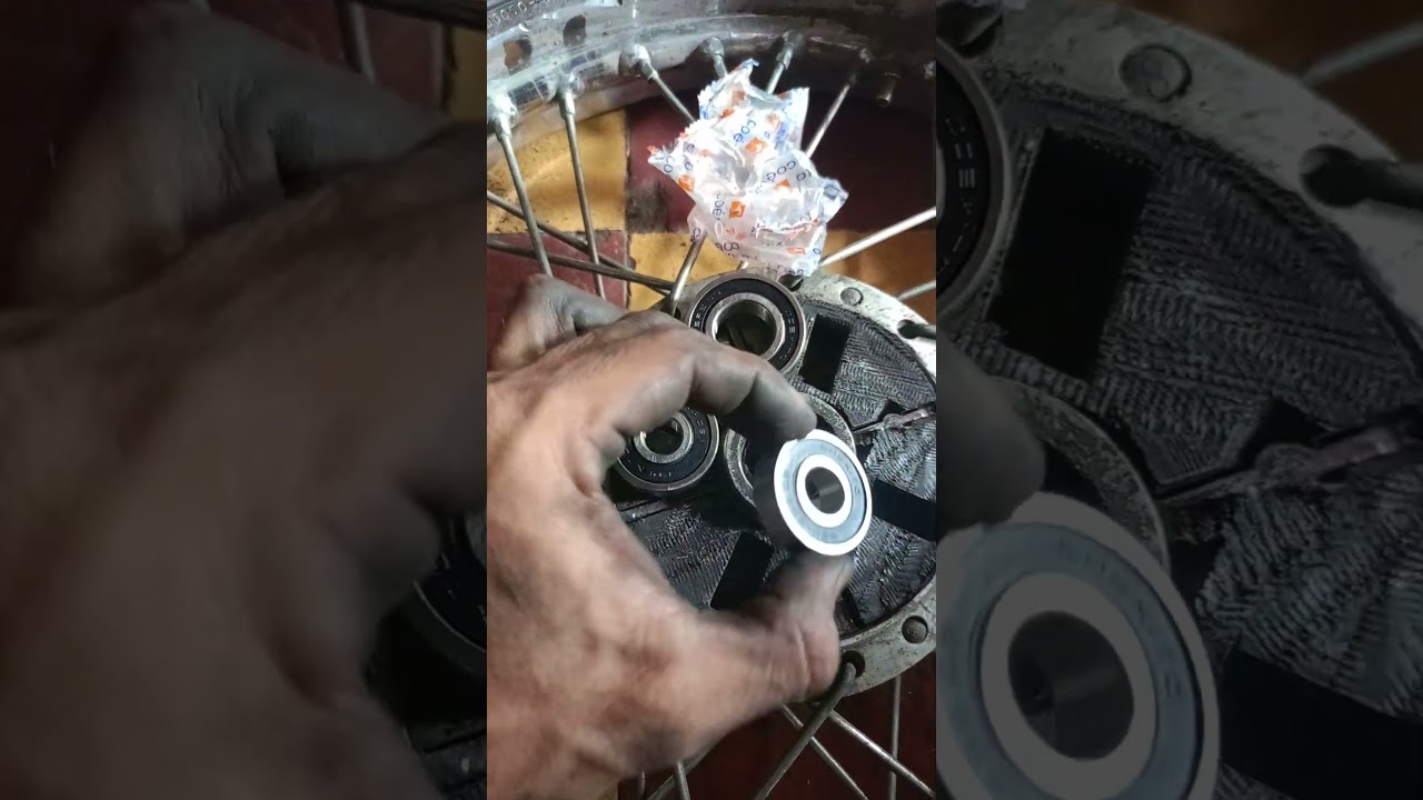 c&oacute;mo cambiar balineras de rodamientos trasero de una moto boxer ct 100