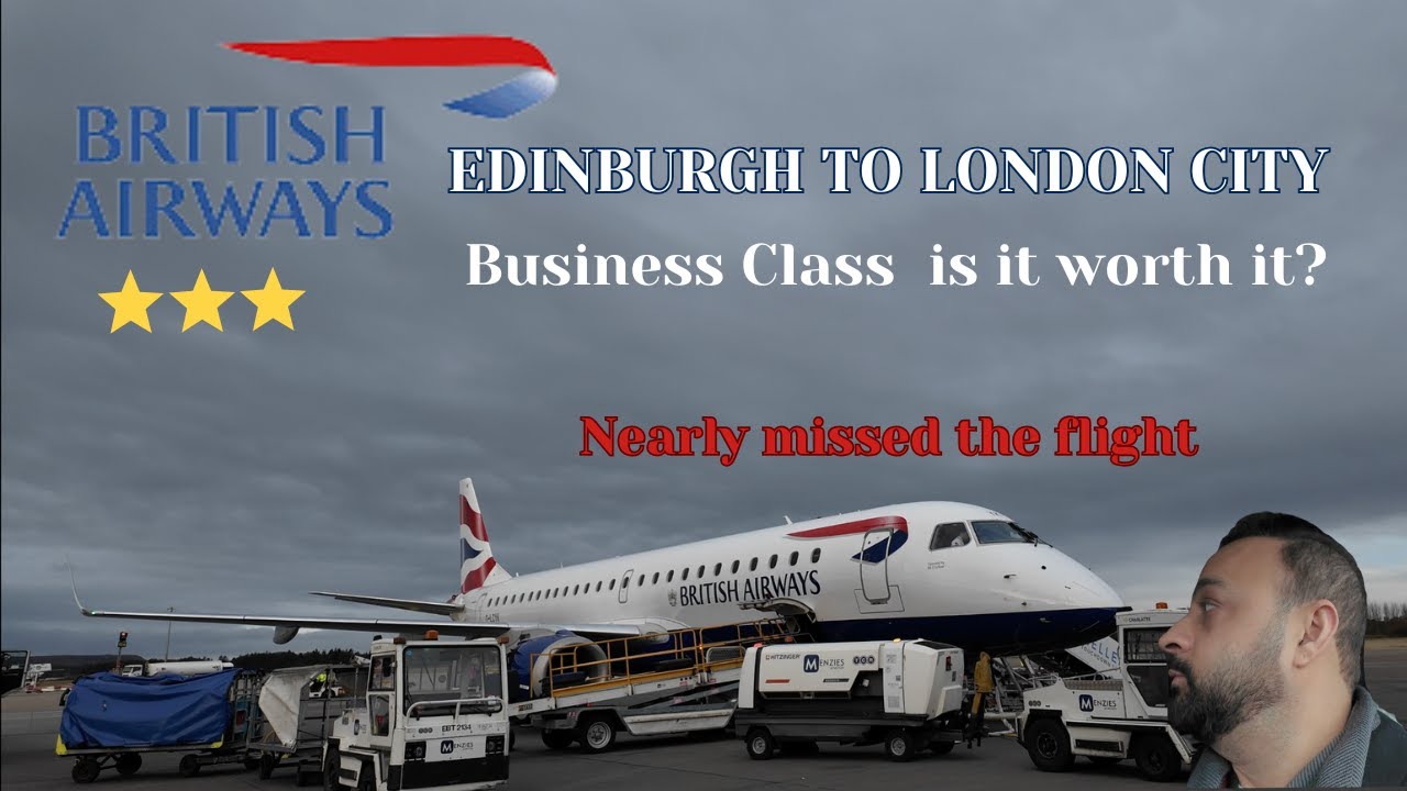 Flying british airways business class Edinburgh to London | is it worth it?