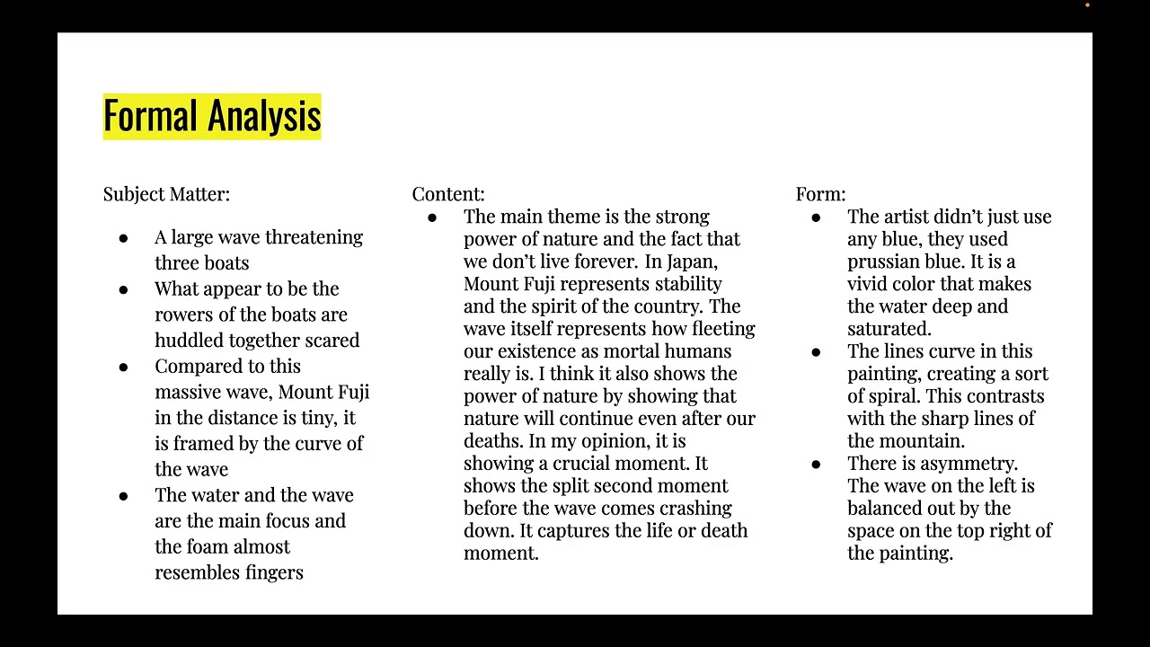 ART 111 D6D_Hannah James_Art Theories Assignment