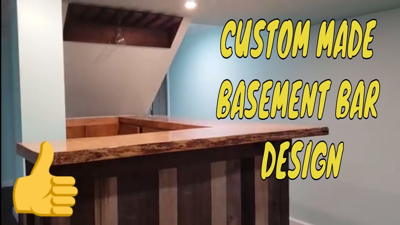 CUSTOM MADE BASEMENT BAR DESIGN #modernbar #design #homeimprovement