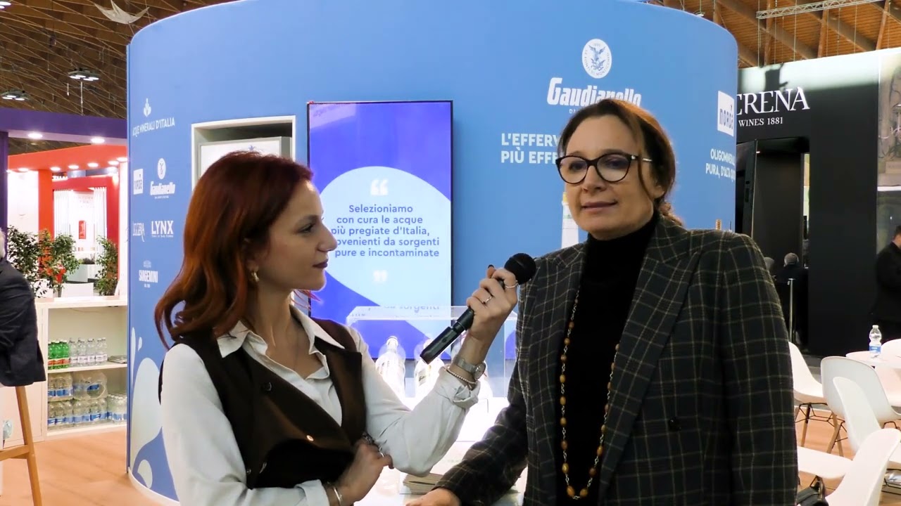 Beer & Food Attraction 2026 - Intervista a Donatella Milani di Acque Minerali d'Italia
