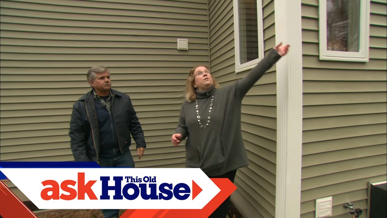 Как отремонтировать расплавленный виниловый сайдинг | Ask This Old House