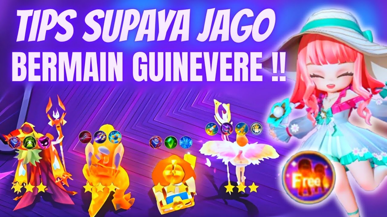 TIPS CARA MAIN GUINEVERE‼️TERNAK HERO BINTANG 3 BRO !! CARA BERMAIN COMMANDER GUINEVERE TERBARU 2026