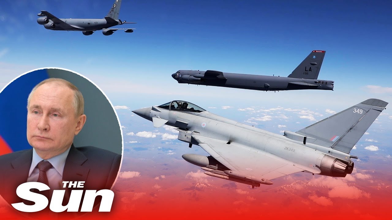 US nuke bombers & NATO jets conduct war games on Russia&rsquo;s doorstep in show of strength to Putin