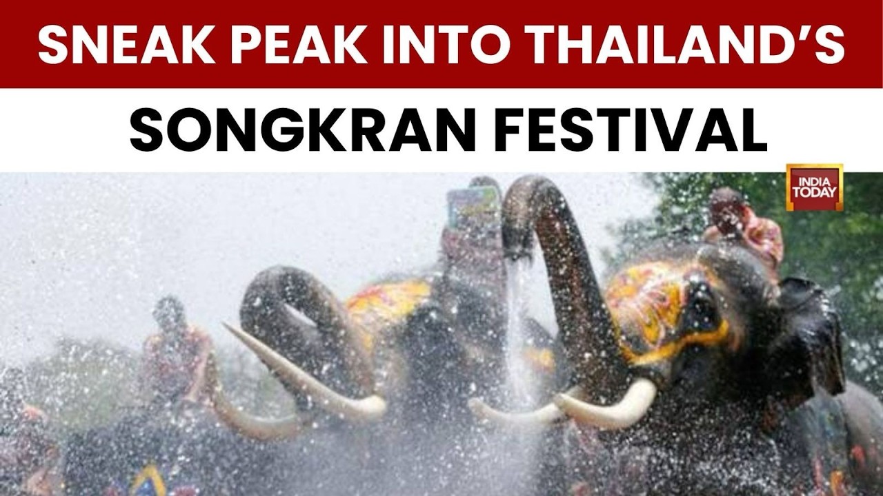 Thailand Celebrates Songkran 2026 With Massive Water Fights | Thai New Year Begins | World News