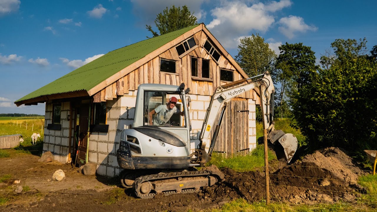 Мы приобрели экскаватор Kubota для нового дренажа!