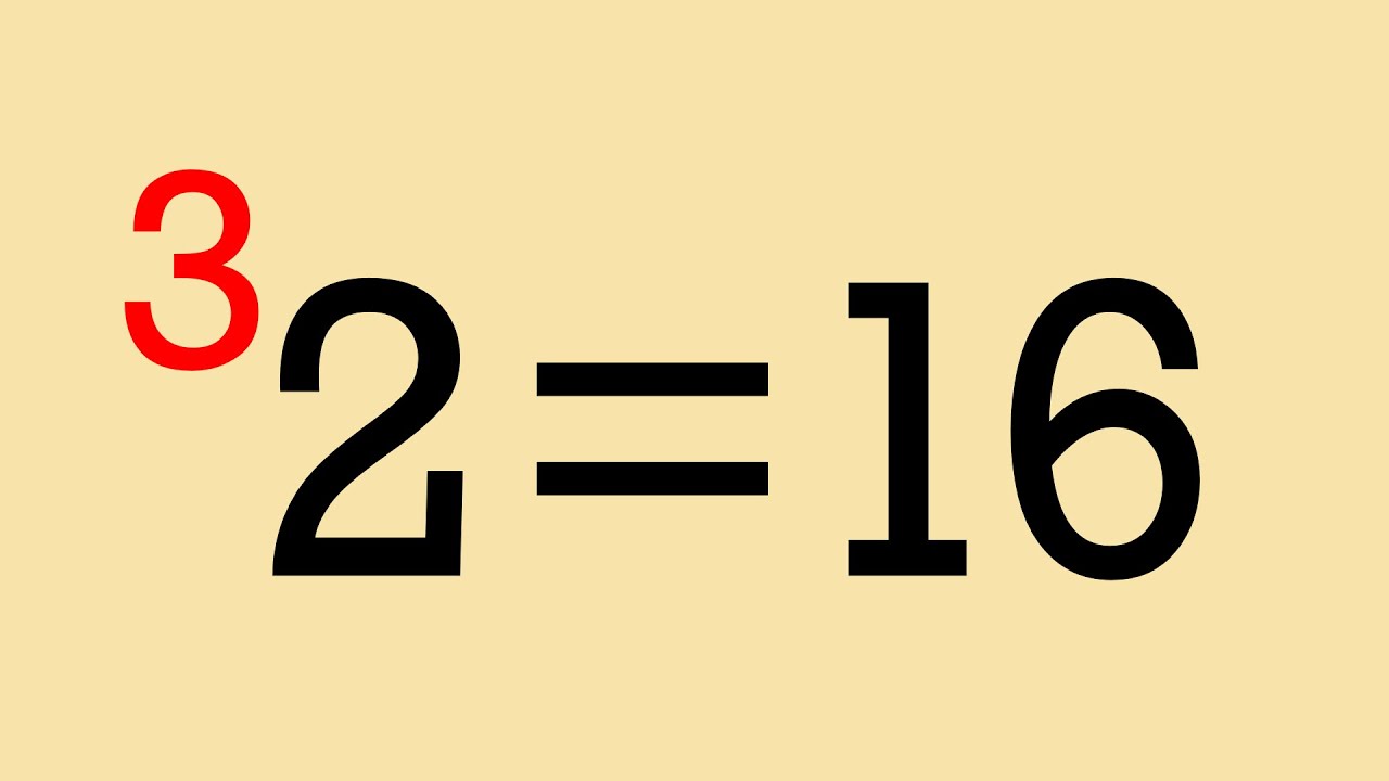 Basic tetration introduction