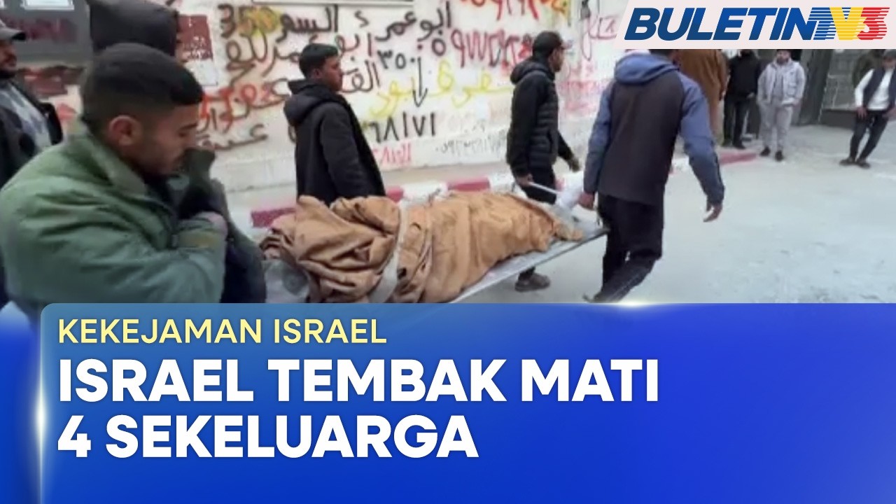KEKEJAMAN ISRAEL | Israel Tembak Mati Empat Sekeluarga Ketika Dalam Kenderaan (BU)