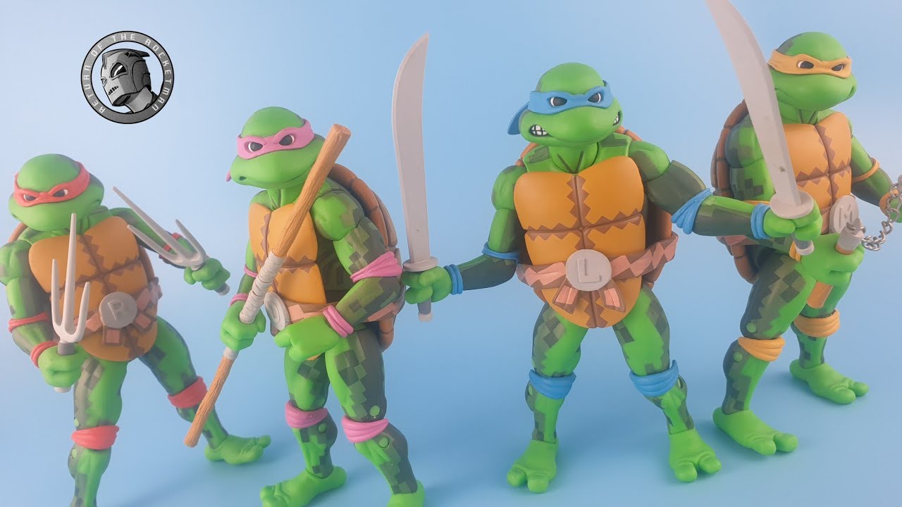 KO TMNT Turtles in time neca action figure unboxing review teenage mutant ninja turtles