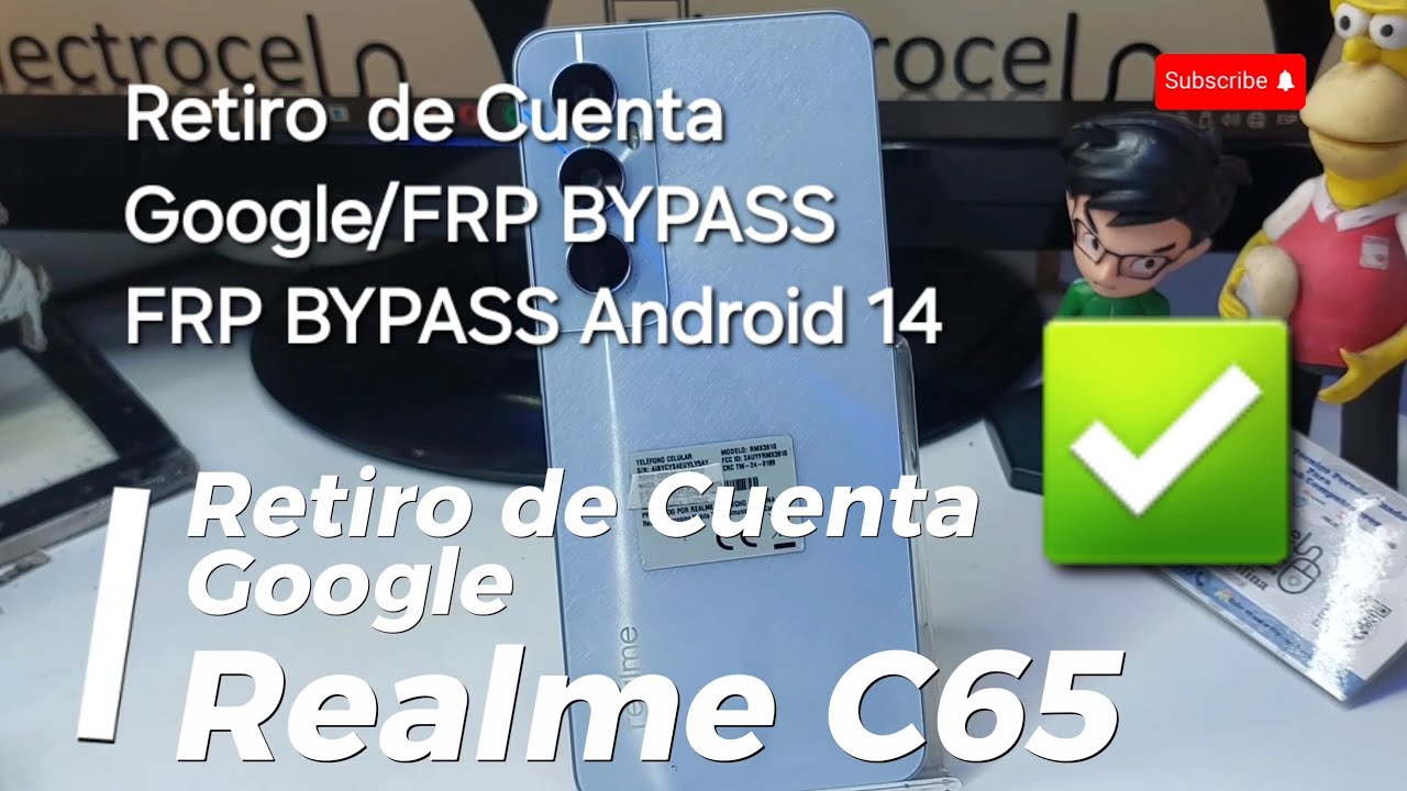 Como Eliminar Cuenta Google Realme C65 Android 14/FRP BYPASS Set-2024 (SIN PC)
