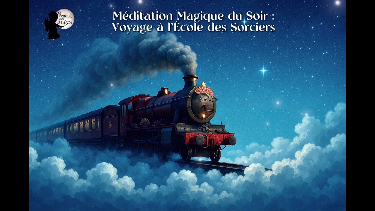 Méditation Magique du Soir  Enfants ✨ Voyage à l’École des Sorciers – Pour s’endormir paisiblement 🌙