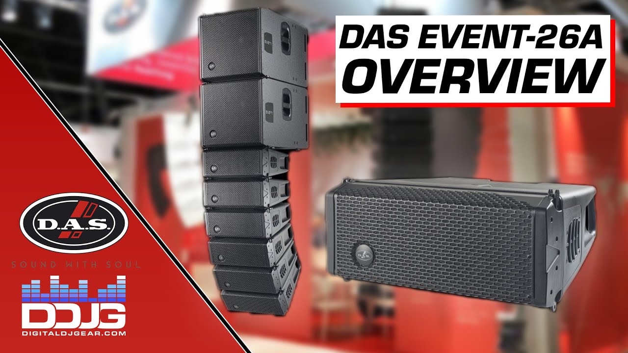 DAS EVENT-26A Ultra-Compact Line Array Cabinet Overview with Darrin 